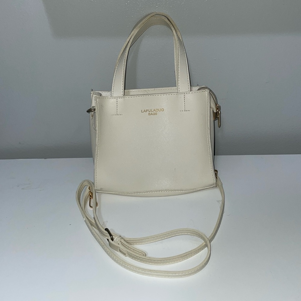 Beige Purse / Crossbody Bag